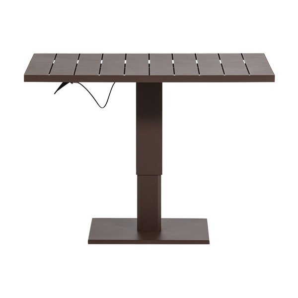 Iš metalo sodo valgomojo stalas 80x100 cm Tesso – WOOOD-image-4