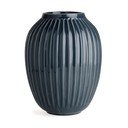 Antracito spalvos keramikos vaza Kähler Design Hammershoi, aukštis 25 cm