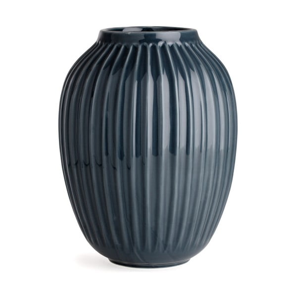 Antracito spalvos keramikos vaza Kähler Design Hammershoi, aukštis 25 cm