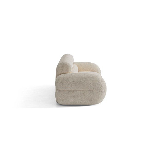 Kreminės spalvos sofa iš šenilinio audinio 220 cm Neo – Micadoni -image-2