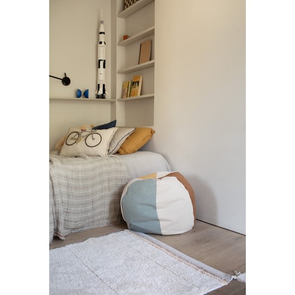 Skalbiamas/rankų darbo iš medvilnės kilimas kreminės spalvos 120x160 cm Bloom Natural – Lorena Canals-image-3