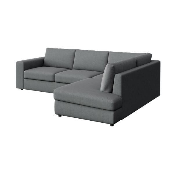 Pilkos spalvos kampinė sofa (su dešiniuoju kampu/„L“ formos) Baga – Rodier-image-2