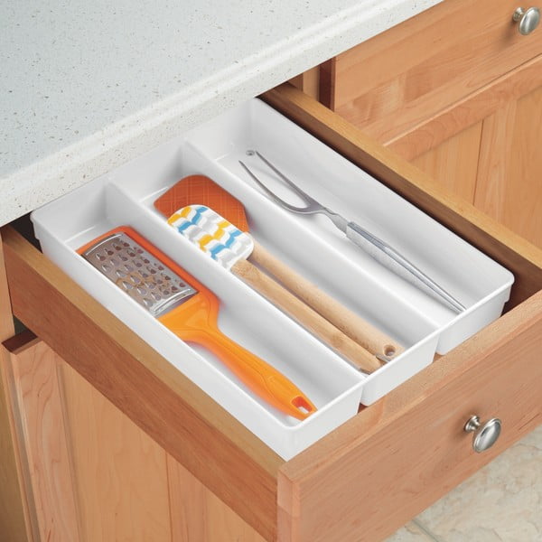 Balta stalčių spintelė "InterDesign Linus Utenstil", 27 x 35 cm-image-1