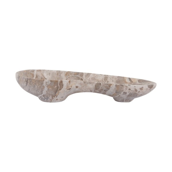 Iš marmuro dekoratyvinis dubuo 13x37 cm Organic – PT LIVING