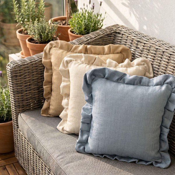 Dekoratyviniai pagalvių užvalkalai 2 vnt. 40x40 cm Linen – Mioli Decor-image-2
