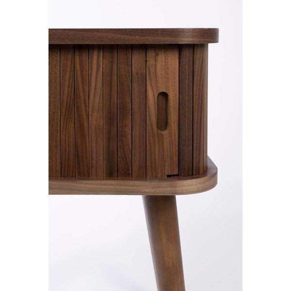 Rudos spalvos naktinis staliukas iš riešutmedžio Barbier – Zuiver-image-4