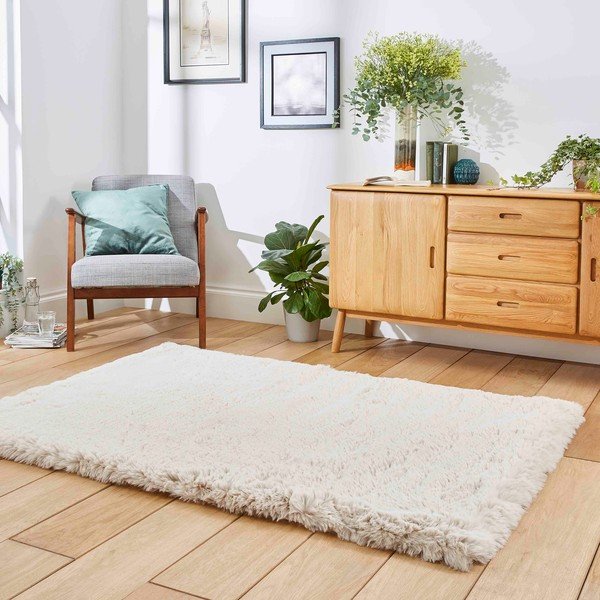 Kilimas kreminės spalvos 80x150 cm Super Teddy – Think Rugs-image-2