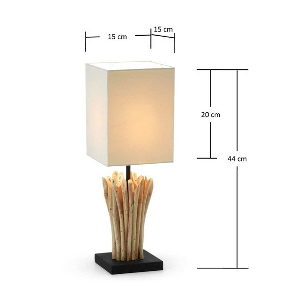 Smėlio spalvos stalinis šviestuvas Kave Home Poob-image-3