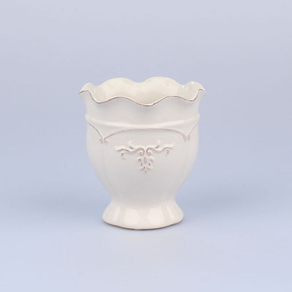 Vaza "Antic White", 13,5x14 cm