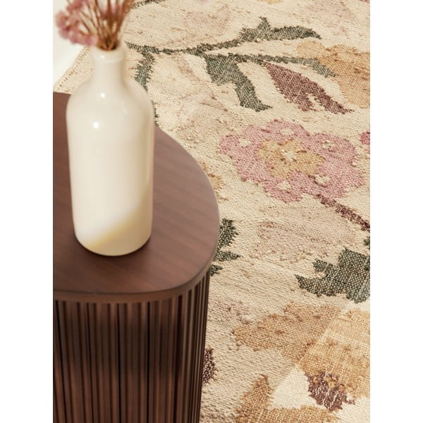 Rankų darbo kreminės spalvos iš džiuto kilimas 80x200 cm Roya Violette – Elle Decoration-image-2