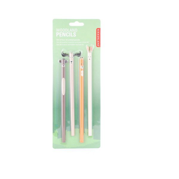 4 "Kikkerland Woodland" pieštukų rinkinys-image-2