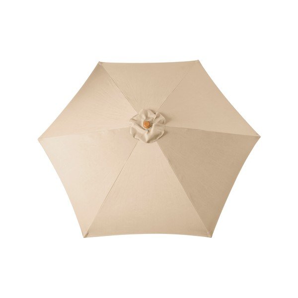 Smėlio spalvos skėtis nuo saulės ø 300 cm Wood – Rojaplast-image-3