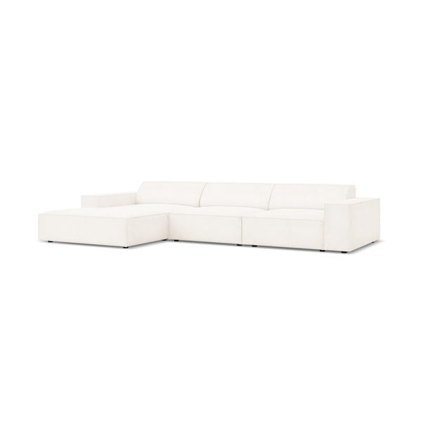 Smėlio spalvos kampinė sofa (kairysis kampas) Jodie - Micadoni Home-image-3