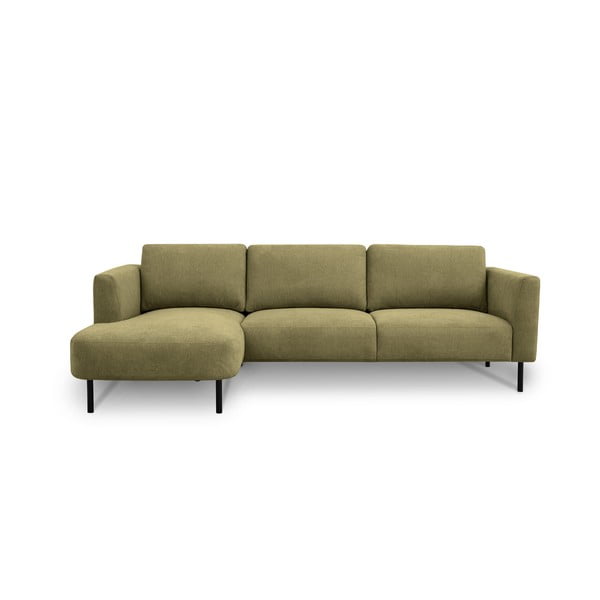 Kampinė sofa garstyčių spalvos (su kairiuoju kampu) Hero – Scandic