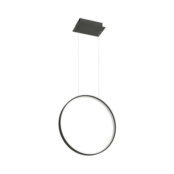 Juodas LED pakabinamas šviestuvas 55x16 cm Tim - Nice Lamps