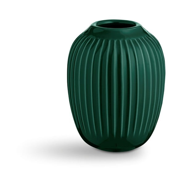 Žalia akmens masės vaza Kähler Design Hammershoi, aukštis 10 cm