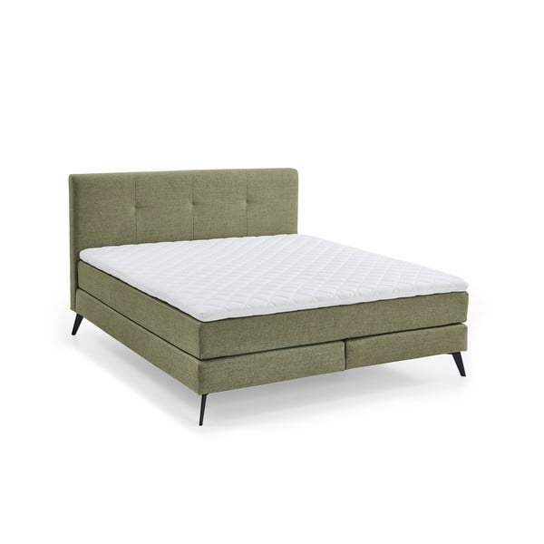 Spyruoklinė lova žalios spalvos 180x200 cm ANCONA – Meise Möbel