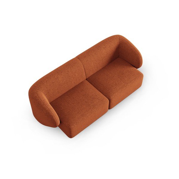Sofa oranžinės spalvos 184 cm Shane – Micadoni Home-image-4
