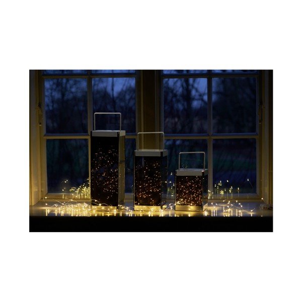 Žibintas su LED lemputėmis "Villa Collection Quadro", 30 cm-image-1