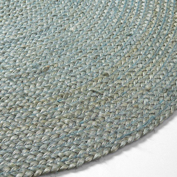 Mėlynas džiuto kilimas Kave Home Dip, skersmuo 100 cm-image-1