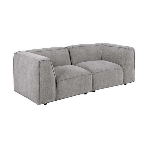 Šviesiai pilka modulinė sofa Bonami Selection Fairfield, 208 cm-image-3