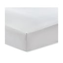 Pilka medvilnės satino paklodė Bianca Classic, 135 x 190 cm