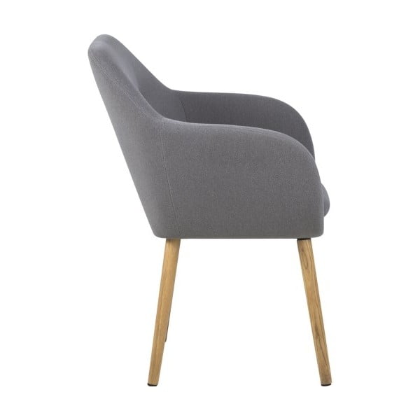 Šviesiai pilka valgomojo kėdė Actona Emilia -image-4