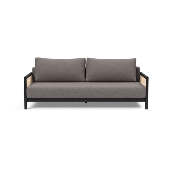 Šviesiai pilka sofa-lova su porankiais Innovation Narvi Mixed Dance Grey