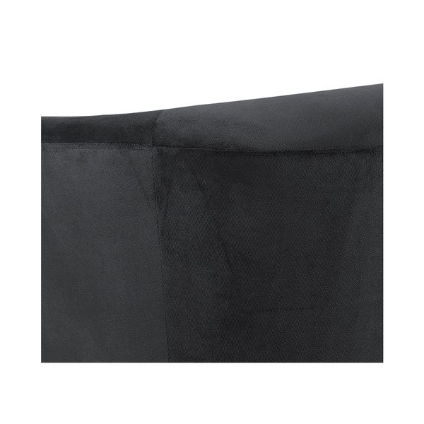 Antracito pilkos spalvos aksominė sofa Actona Biloxi, 160 cm-image-3