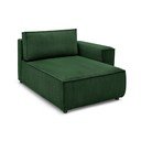 Modulinė sofa žalios spalvos iš kordinio velveto (su dešiniuoju kampu) Nihad modular – Bobochic Paris