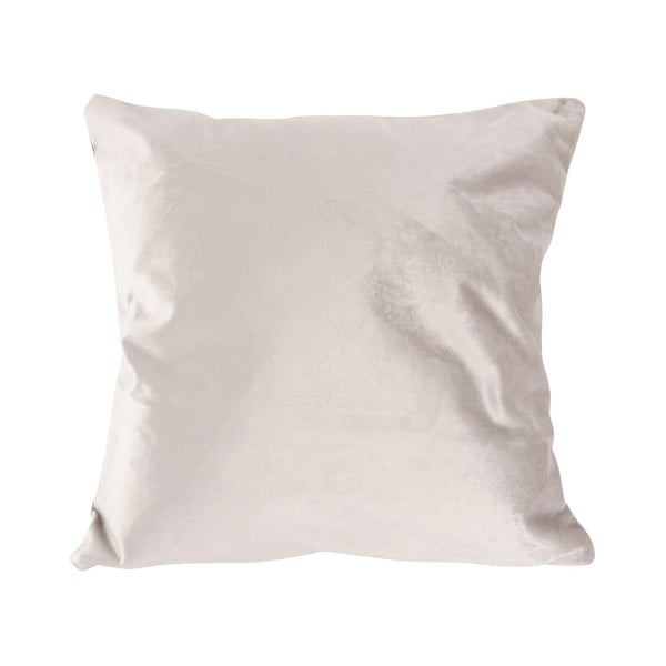 Šviesiai pilka aksominė pagalvė PT LIVING Tender, 40 x 40 cm