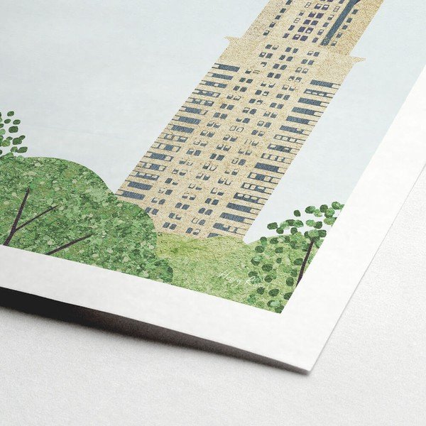 Plakatas 30x40 cm Chrysler Building - Travelposter-image-1