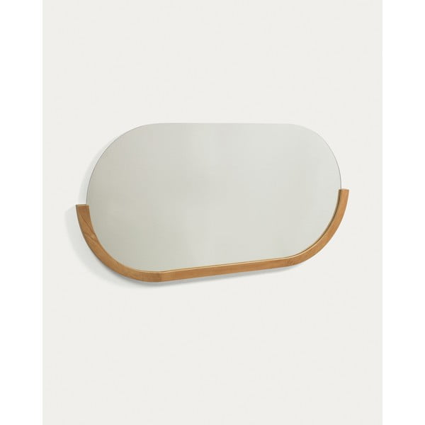Sieninis veidrodis su medžio masyvo rėmu 96x55 cm Rokia – Kave Home-image-2