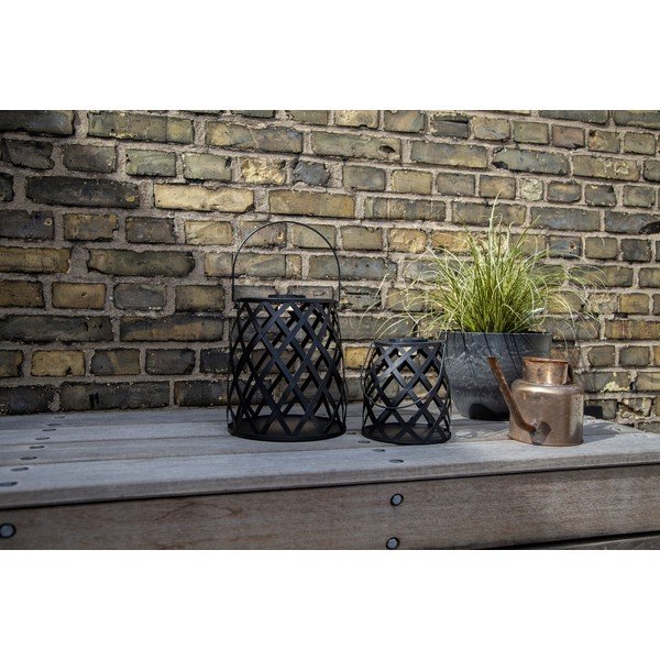 Juodas LED žibintas Star Trading Calabria, aukštis 28 cm-image-4