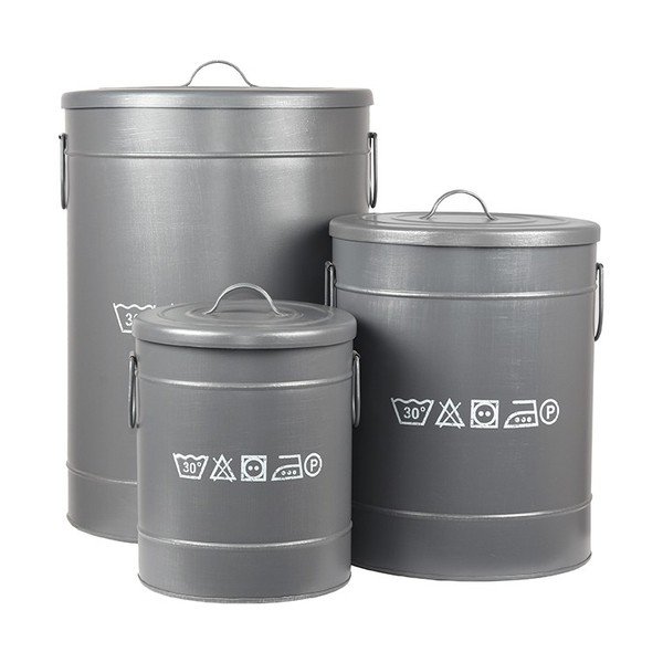 Metalinis skalbinių krepšys LABEL51, ⌀ 40 cm-image-4