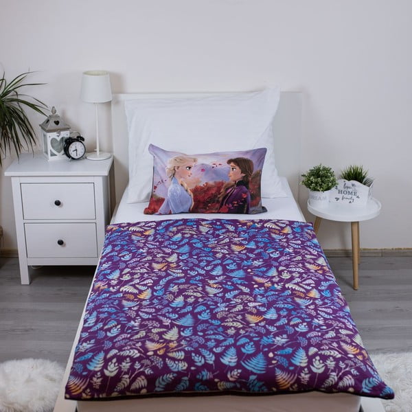 Iš medvilnės vaikiška patalynė vaikiškai lovai 100x135 cm Frozen "Wind" – Jerry Fabrics-image-2