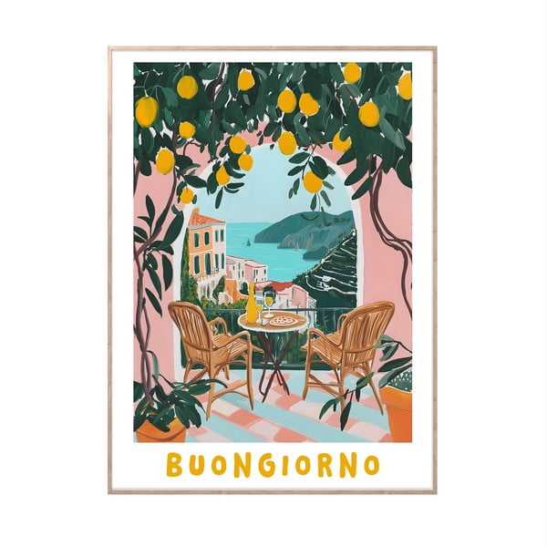 Paveikslas 50x70 cm Balcony I – Styler