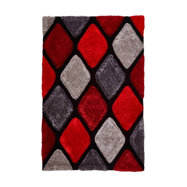 Rankų darbo kilimas raudonos spalvos 120x170 cm Noble House – Think Rugs