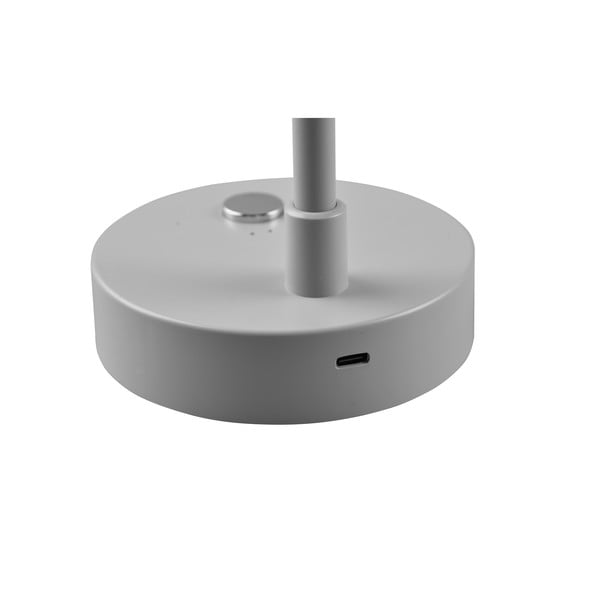 Stalinis šviestuvas šviesiai pilkos spalvos LED su pritemdymo funkcija (aukštis 28 cm) Lenny – Reality-image-4