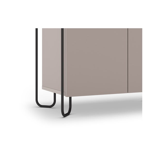 Spintelė pilkos spalvos/smėlio spalvos 80x80 cm Dilly – Marckeric-image-4