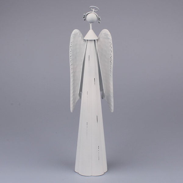 Dekoratyvinis baltas angelas Dakls
