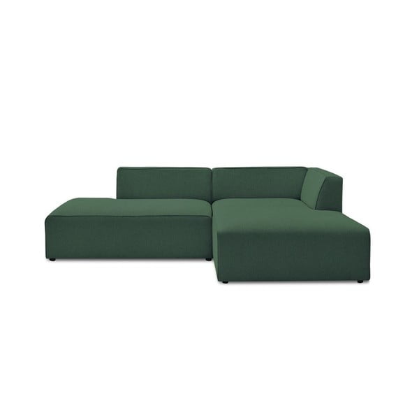 Žalios spalvos modulinė kampinė sofa (su dešiniuoju kampu/„L“ formos) Megeve – Bobochic Paris