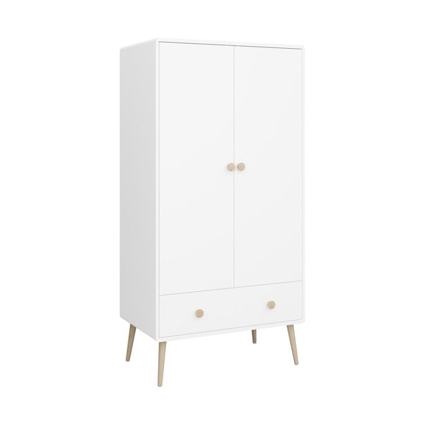 Balta vaikiška spinta 80x160 cm Gaia - Tvilum-image-2