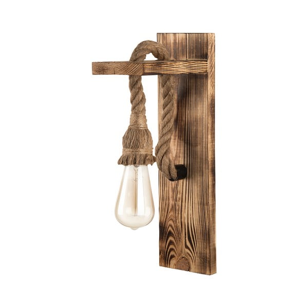Natūralios spalvos sieninis šviestuvas Woody - Squid Lighting-image-2