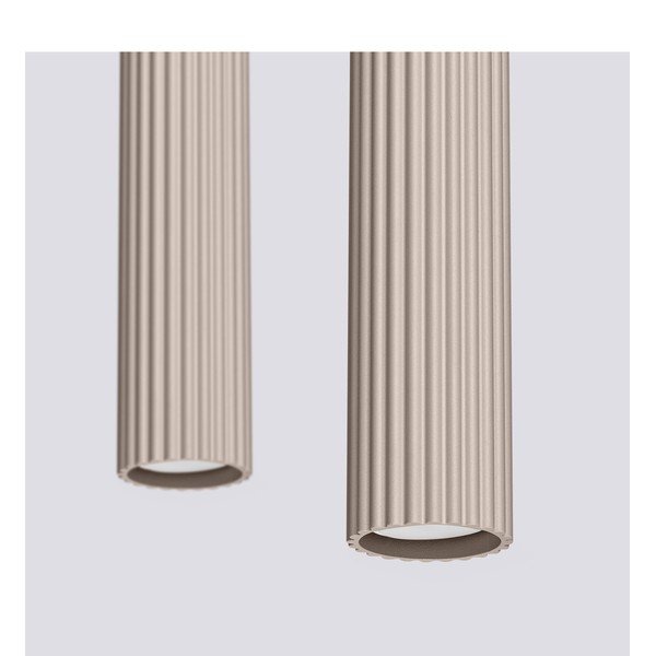 Taupe spalvos iš metalo kabantis šviestuvas Gleam – Sollux-image-4