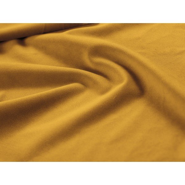 Sofa geltonos spalvos iš velveto 190 cm Lando – Micadoni Home-image-1