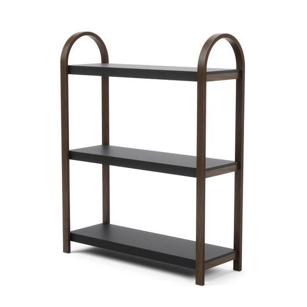 Juoda natūrali riešutmedžio lentyna 72x90 cm Bellwood - Umbra-image-3