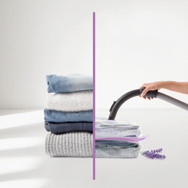 Vakuuminis drabužių krepšys Lavender – Homéa-image-1