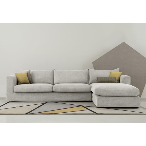 Kampinė sofa smėlio spalvos (su dešiniuoju kampu) Asgard – Scandic-image-1