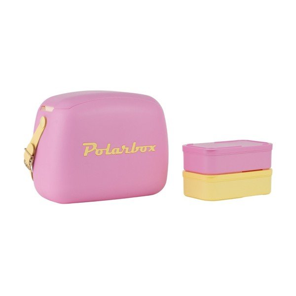 Rožinės spalvos termo dėžė 6 l Pop – Polarbox